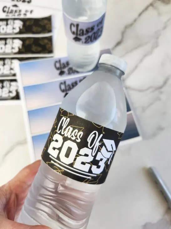 class of 2023 water bottle